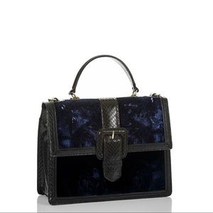 🖤 Brahmin Deep blue handbag with shoulder straps